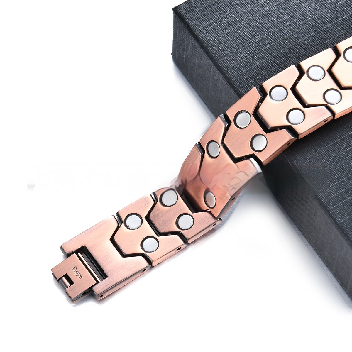 Double-row Spherical Magnetic Pure Copper Bracelet