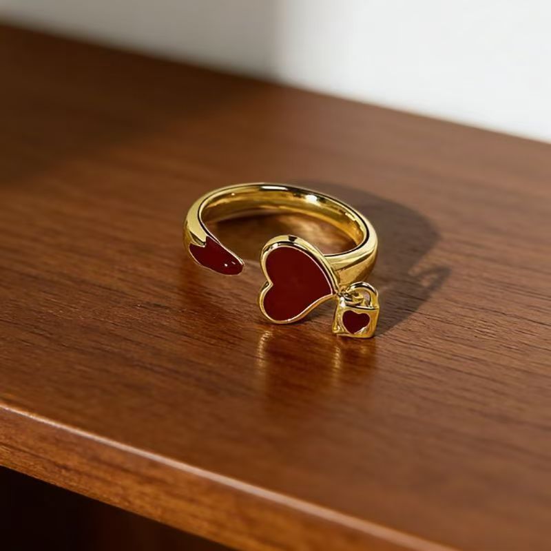 Horse Year Ring INS Style Geometric Horse Open Ring