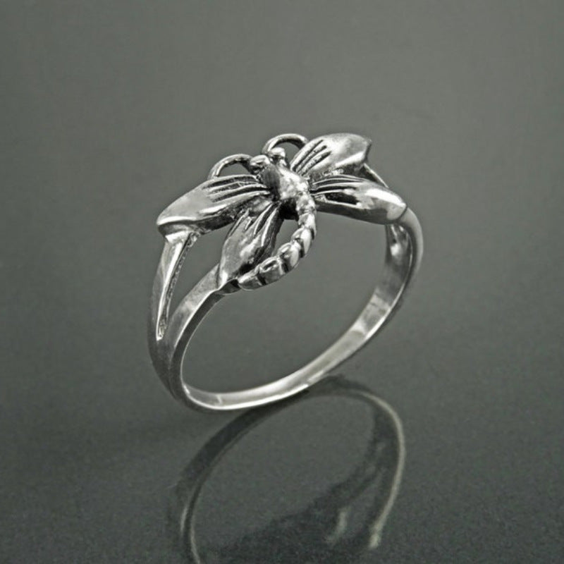 European And American Women's Bohemian-style Dragonfly Ring