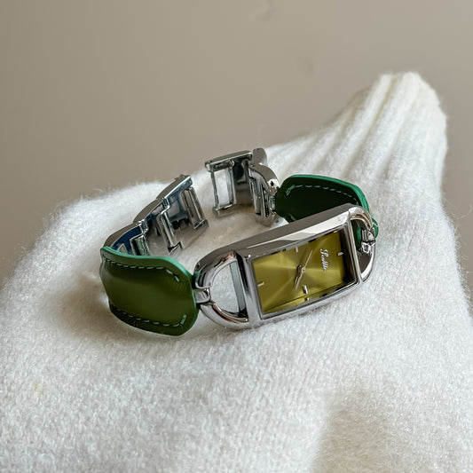 New Square Leather Belt Bracelet Watch