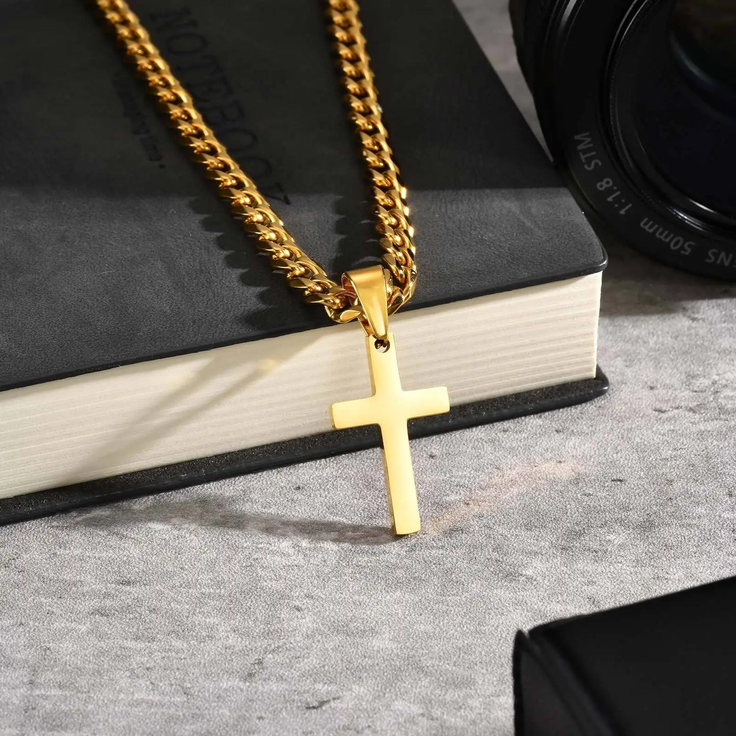 European And American Stainless Steel Cross Necklace